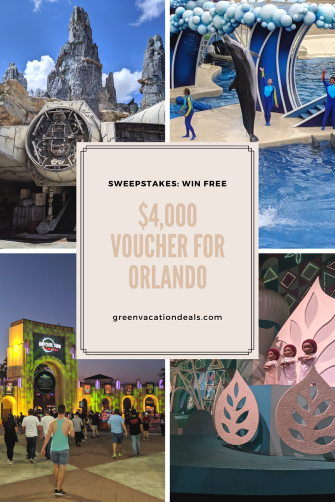Win A $4,000 Voucher To Go To Orlando | Green Vacation Deals
